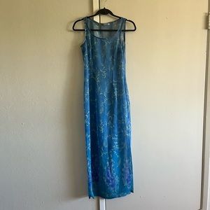 Y2K sheer maxi dress